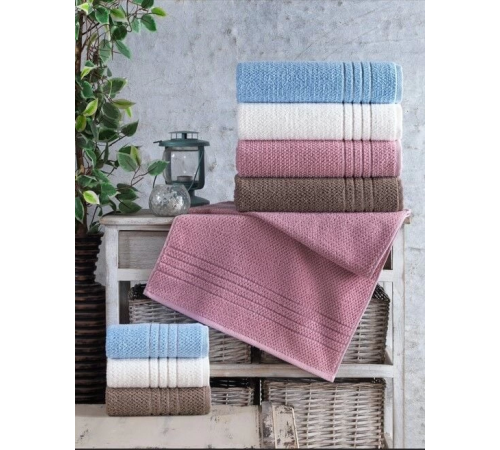 Altınbaşak Jakarlı 4lü 90x150 Banyo Havlusu Carry Altınbaşak Jakarlı 4lü 90x150 Banyo Havlusu Carry
