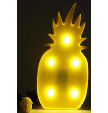 Ananas Şeklinde Ledli Dekoratif Eğlenceli Çocuk Gece Lambası