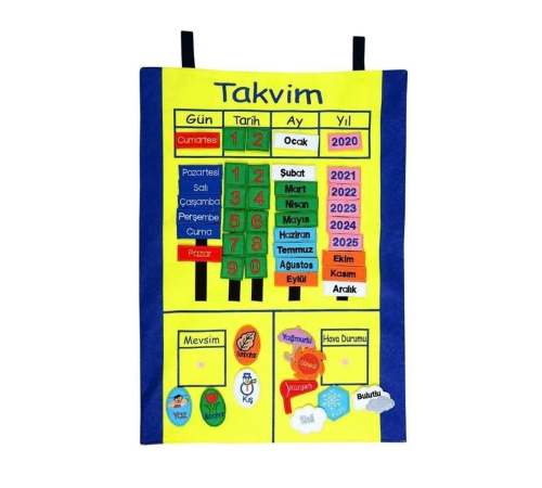 AND-5121 Takvim Cırtlı Pano
