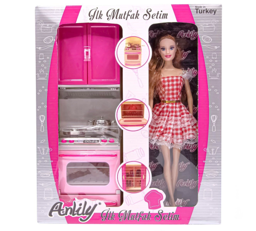 Anlily İlk Mutfak Setim Bebekli Fırın
