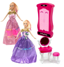 Anlily Makyaj Masalı Dolaplı Bebek