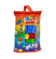 ANT081 Ant Blocks 80 Parça Çantalı Blok Seti