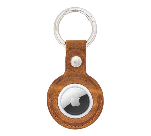 Apple AirTag Uyumlu Deri Anahtarlık, G19 Taba Apple AirTag Uyumlu Deri Anahtarlık, G19 Taba