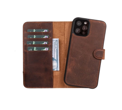 Apple iPhone 11 Pro Max Uyumlu Deri Cüzdanlı Kılıf RFID G2 Kahve Apple iPhone 11 Pro Max Uyumlu Deri Cüzdanlı Kılıf RFID G2 Kahve