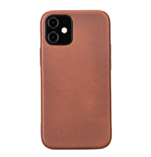 Apple iPhone 12 mini Uyumlu Deri Arka Kapak ROCK RST2EF Taba