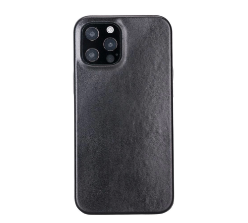 Apple iPhone 12 Pro Max Uyumlu Deri Arka Kapak ROCK RST1 Siyah Apple iPhone 12 Pro Max Uyumlu Deri Arka Kapak ROCK RST1 Siyah