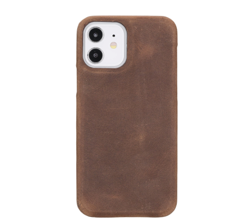Apple iPhone 12 Pro Uyumlu Deri Arka Kapak F360 G2 Antik Kahve Apple iPhone 12 Pro Uyumlu Deri Arka Kapak F360 G2 Antik Kahve