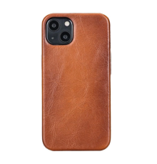 Apple iPhone 13 Mini Uyumlu Deri Arka Kapak ROCK RST2EF Taba