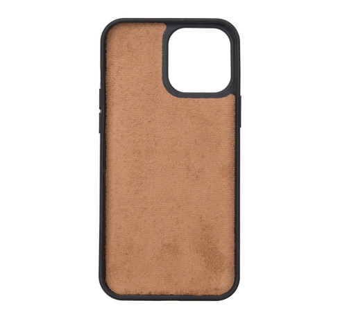 Apple iPhone 13 Pro Max Uyumlu Deri Arka Kapak Antik Taba Apple iPhone 13 Pro Max Uyumlu Deri Arka Kapak Antik Taba