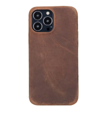 Apple iPhone 13 Pro Max Uyumlu Deri Arka Kapak ROCK G2