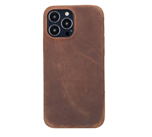 Apple iPhone 13 Pro Max Uyumlu Deri Arka Kapak ROCK G2 Apple iPhone 13 Pro Max Uyumlu Deri Arka Kapak ROCK G2