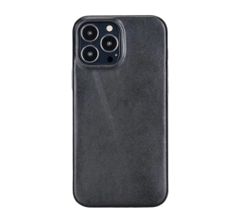 Apple iPhone 13 Pro Max Uyumlu Deri Arka Kapak ROCK RST1 Siyah Apple iPhone 13 Pro Max Uyumlu Deri Arka Kapak ROCK RST1 Siyah