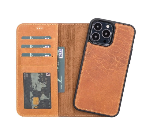 Apple iPhone 13 Pro Max Uyumlu Deri Cüzdanlı Kılıf G19 Taba Apple iPhone 13 Pro Max Uyumlu Deri Cüzdanlı Kılıf G19 Taba
