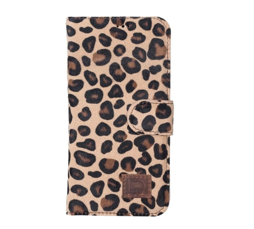 Apple iPhone 13 Pro Uyumlu Deri Cüzdanlı Kılıf Leopar Desen Apple iPhone 13 Pro Uyumlu Deri Cüzdanlı Kılıf Leopar Desen