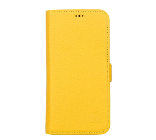Apple iPhone 13 Uyumlu Deri Cüzdanlı Kılıf Limon Sarı Apple iPhone 13 Uyumlu Deri Cüzdanlı Kılıf Limon Sarı