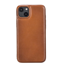 Apple iPhone 14 Plus Uyumlu Deri Arka Kapak ROCK RST2EF
