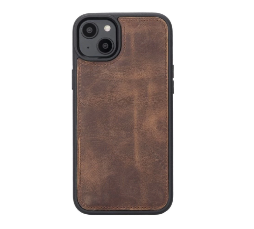 Apple iPhone 14 Plus Uyumlu Deri Cüzdanlı Kılıf MWWN G2 Kahve Apple iPhone 14 Plus Uyumlu Deri Cüzdanlı Kılıf MWWN G2 Kahve