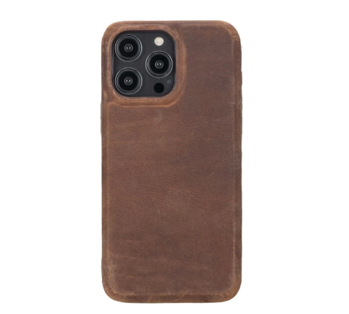 Apple iPhone 14 Pro Max Uyumlu Deri Arka Kapak ROCK G2 Apple iPhone 14 Pro Max Uyumlu Deri Arka Kapak ROCK G2
