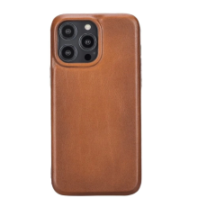 Apple iPhone 14 Pro Max Uyumlu Deri Arka Kapak ROCK RST2E