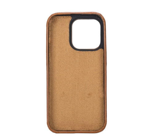 Apple iPhone 14 Pro Uyumlu Deri Arka Kapak ROCK RST2EF Apple iPhone 14 Pro Uyumlu Deri Arka Kapak ROCK RST2EF