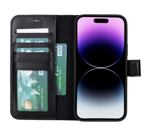 Apple iPhone 15 Plus Uyumlu Deri Cüzdanlı Kılıf MWWN RST1 Siyah Apple iPhone 15 Plus Uyumlu Deri Cüzdanlı Kılıf MWWN RST1 Siyah