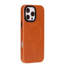 Apple iPhone 16 Pro Max uyumlu, Hakiki Deri, El Yapımı Kılıf, Gölgeli Taba