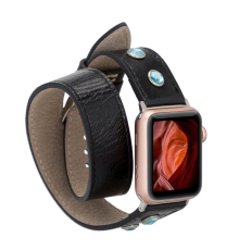 Apple Watch Uyumlu Deri Kordon 38-40-41mm DT FT RST1