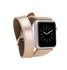 Apple Watch Uyumlu Deri Kordon 38-40-41mm DT RG2
