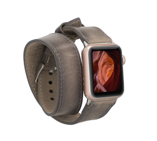 Apple Watch Uyumlu Deri Kordon 38-40-41mm DT V23EF Apple Watch Uyumlu Deri Kordon 38-40-41mm DT V23EF