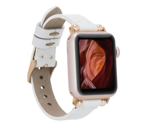 Apple Watch Uyumlu Deri Kordon 38-40-41mm Ferro F3 Apple Watch Uyumlu Deri Kordon 38-40-41mm Ferro F3