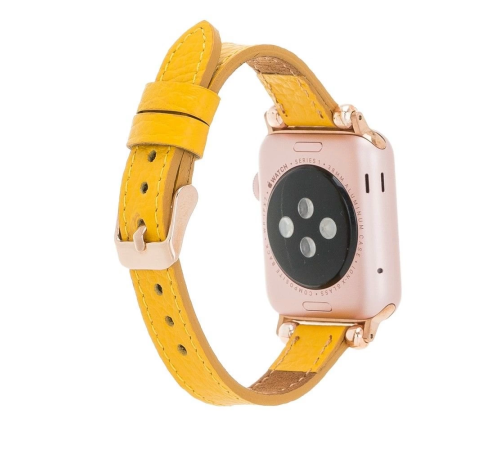 Apple Watch Uyumlu Deri Kordon 38-40-41mm Ferro FL12 Apple Watch Uyumlu Deri Kordon 38-40-41mm Ferro FL12