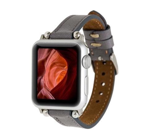 Apple Watch Uyumlu Deri Kordon 38-40-41mm Ferro RST9 Apple Watch Uyumlu Deri Kordon 38-40-41mm Ferro RST9