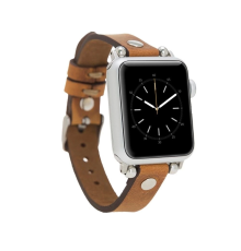Apple Watch Uyumlu Deri Kordon 38-40-41mm Ferro ST G19