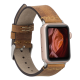 Apple Watch Uyumlu Deri Kordon 38-40-41mm G19-BA7 Taba