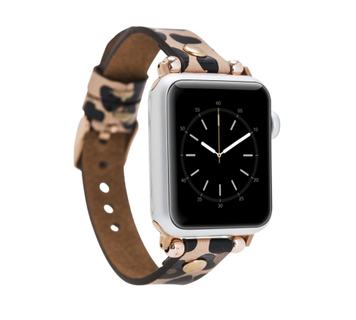 Apple Watch Uyumlu Deri Kordon 38-40-41mm GT LE02N Apple Watch Uyumlu Deri Kordon 38-40-41mm GT LE02N