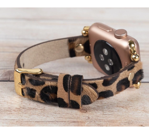 Apple Watch Uyumlu Deri Kordon 38-40-41mm GT LEO1N Apple Watch Uyumlu Deri Kordon 38-40-41mm GT LEO1N