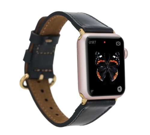 Apple Watch Uyumlu Deri Kordon 38-40-41mm ROM RST1 Apple Watch Uyumlu Deri Kordon 38-40-41mm ROM RST1