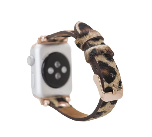 Apple Watch Uyumlu Deri Kordon 38-40-41mm RT LEO1N Apple Watch Uyumlu Deri Kordon 38-40-41mm RT LEO1N