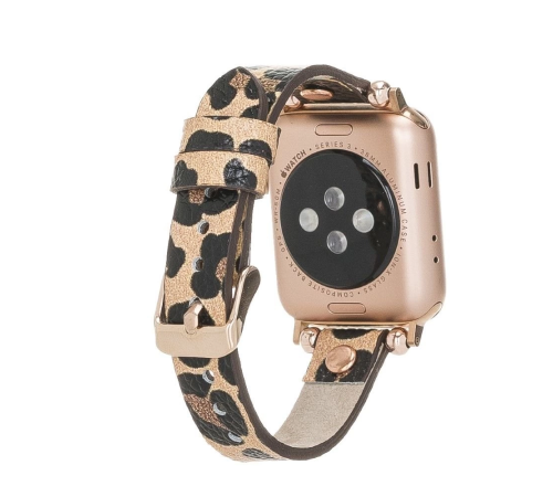 Apple Watch Uyumlu Deri Kordon 38-40-41mm RT LEO2N Apple Watch Uyumlu Deri Kordon 38-40-41mm RT LEO2N