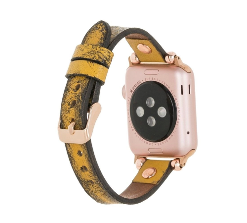 Apple Watch Uyumlu Deri Kordon 38-40-41mm RT V24SEF Apple Watch Uyumlu Deri Kordon 38-40-41mm RT V24SEF