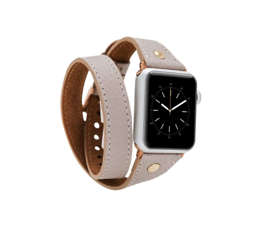 Apple Watch Uyumlu Deri Kordon 38-40-41mm Slim DTGT ERC3 Apple Watch Uyumlu Deri Kordon 38-40-41mm Slim DTGT ERC3