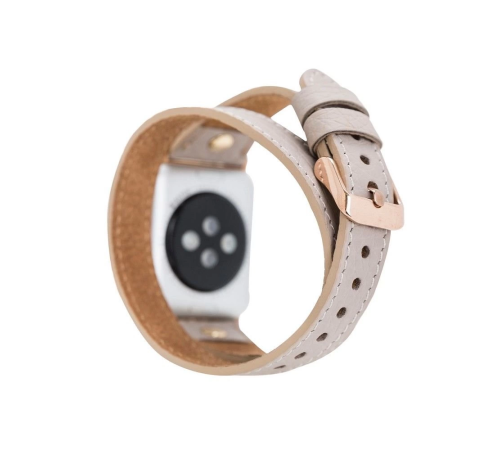 Apple Watch Uyumlu Deri Kordon 38-40-41mm Slim DTGT ERC3 Apple Watch Uyumlu Deri Kordon 38-40-41mm Slim DTGT ERC3