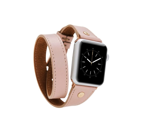 Apple Watch Uyumlu Deri Kordon 38-40-41mm Slim DTGT NU1 Apple Watch Uyumlu Deri Kordon 38-40-41mm Slim DTGT NU1