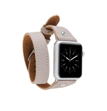 Apple Watch Uyumlu Deri Kordon 38-40-41mm Slim DTST ERC3