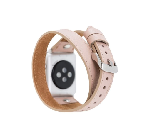 Apple Watch Uyumlu Deri Kordon 38-40-41mm Slim DTST NU1 Apple Watch Uyumlu Deri Kordon 38-40-41mm Slim DTST NU1
