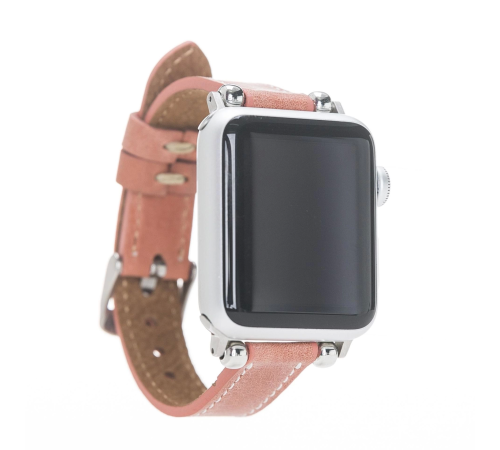Apple Watch Uyumlu Deri Kordon 38-40-41mm Slim G17 Apple Watch Uyumlu Deri Kordon 38-40-41mm Slim G17
