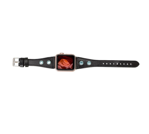 Apple Watch Uyumlu Deri Kordon 38-40-41mm Slim TR RST1 Apple Watch Uyumlu Deri Kordon 38-40-41mm Slim TR RST1