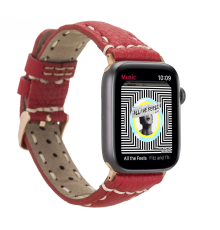 Apple Watch Uyumlu Deri Kordon 38-40-41mm SM43 ERC2