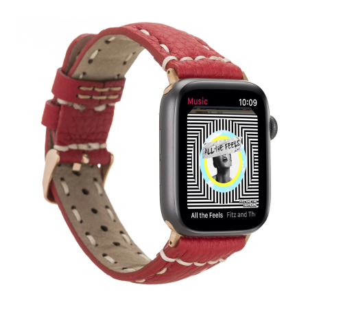Apple Watch Uyumlu Deri Kordon 38-40-41mm SM43 ERC2 Apple Watch Uyumlu Deri Kordon 38-40-41mm SM43 ERC2