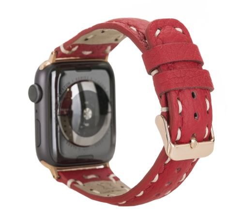 Apple Watch Uyumlu Deri Kordon 38-40-41mm SM43 ERC2 Apple Watch Uyumlu Deri Kordon 38-40-41mm SM43 ERC2